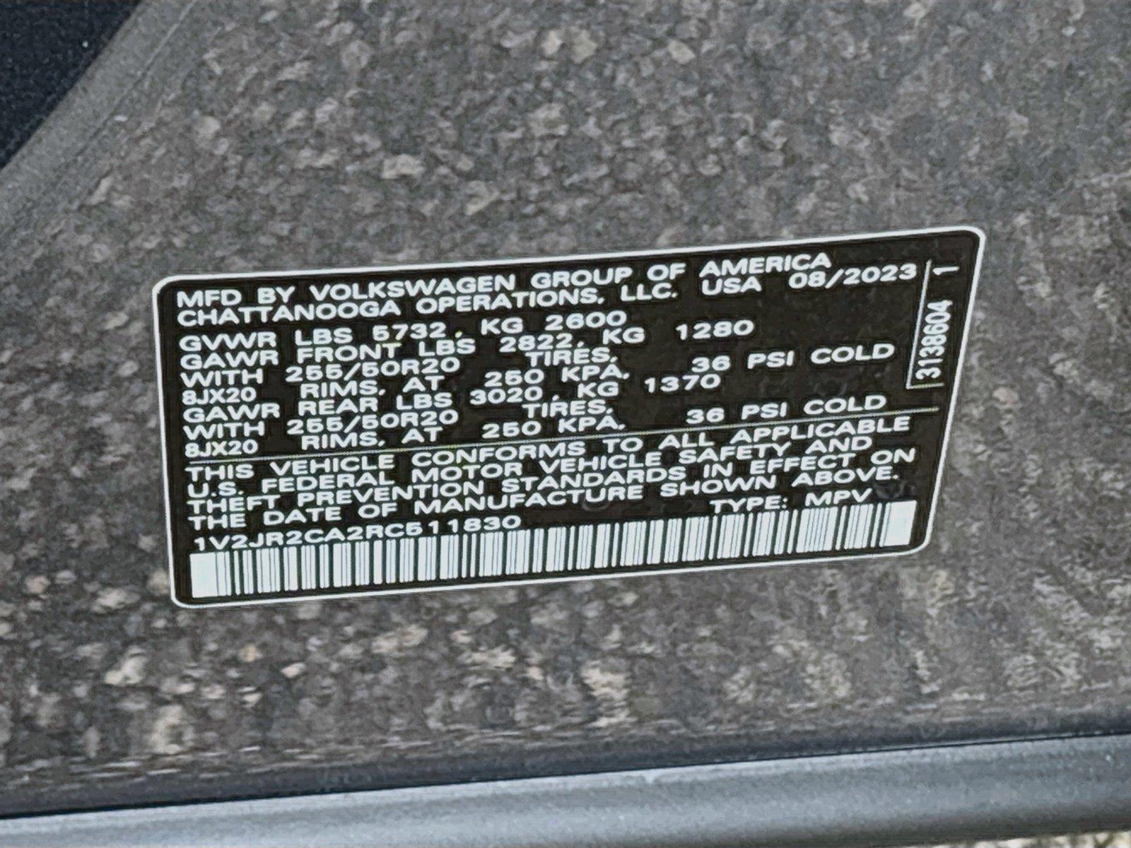 2024 Volkswagen Atlas 2.0T SE w/Technology