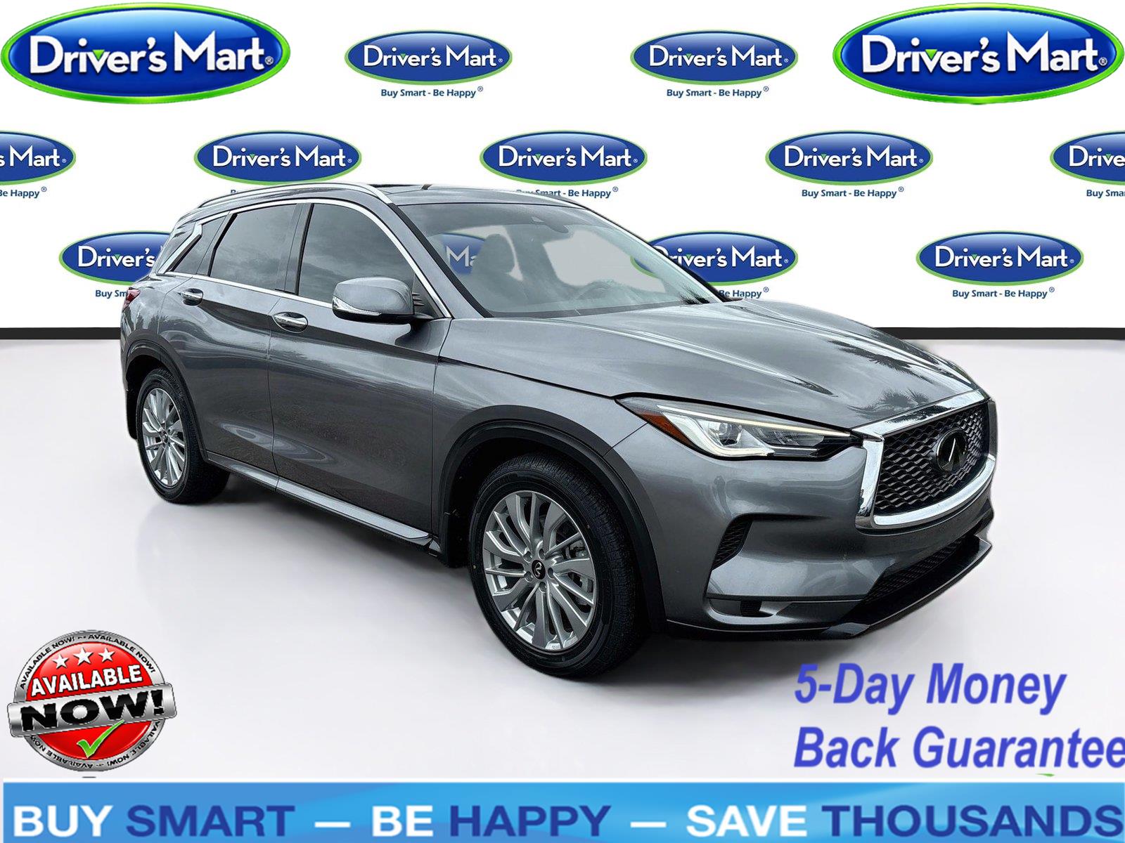 Gray (Graphite Shadow) 2023 INFINITI QX50 SUV / Crossover All-Wheel Drive Continuously Variable Transmission