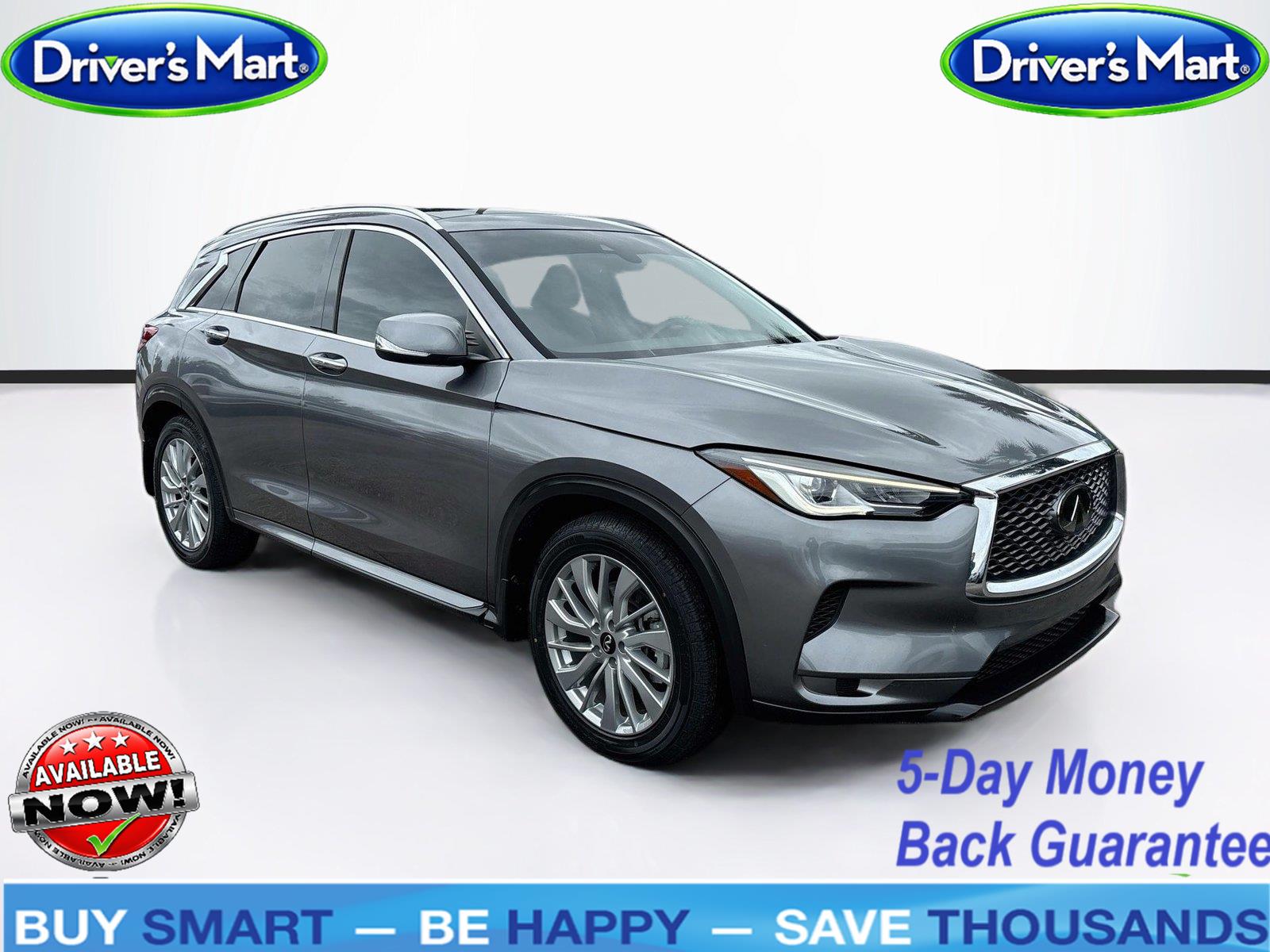 Gray (Graphite Shadow) 2023 INFINITI QX50 SUV / Crossover All-Wheel Drive Continuously Variable Transmission