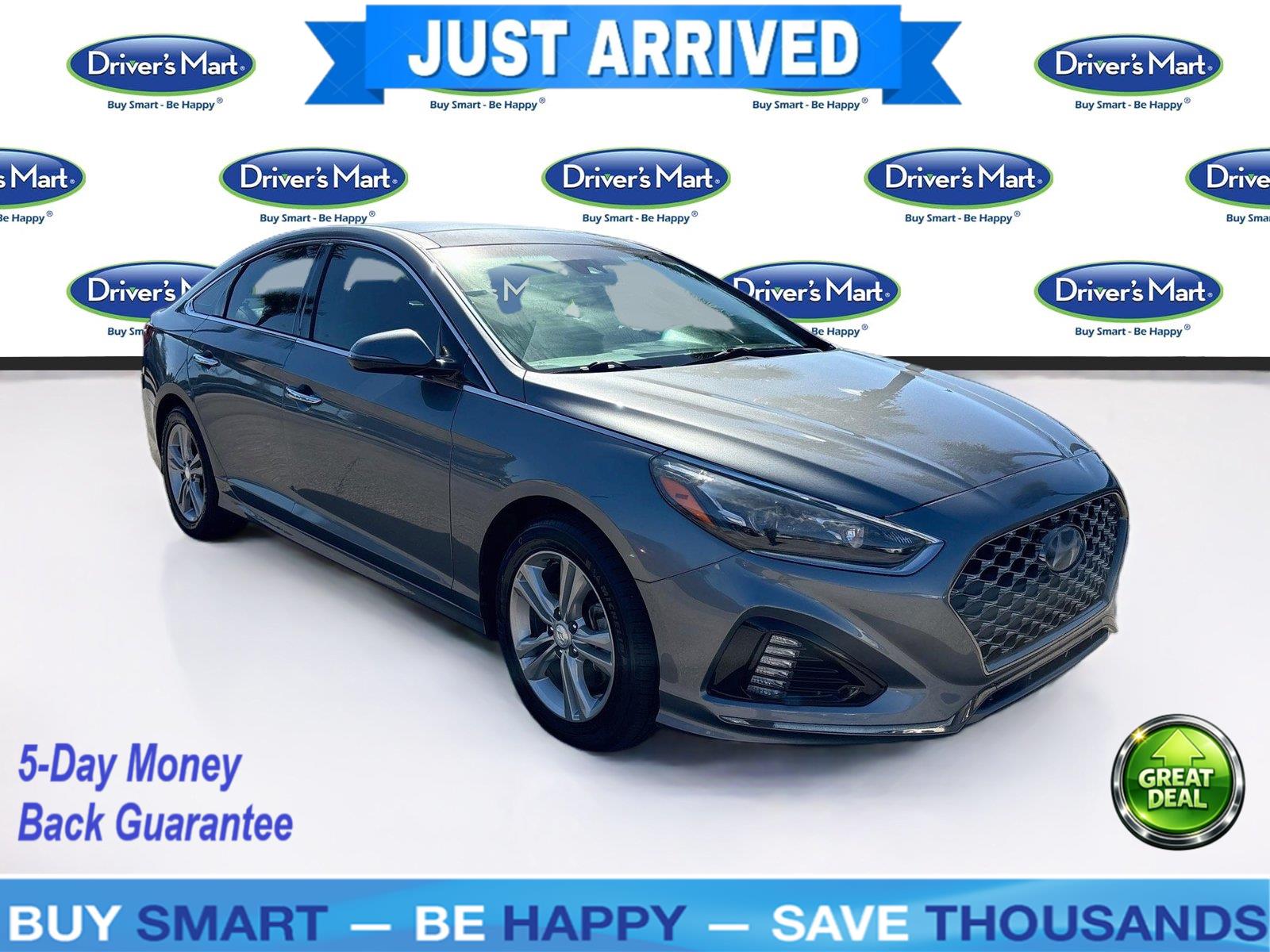 Machine Gray 2018 Hyundai Sonata Sedan Front-Wheel Drive Automatic
