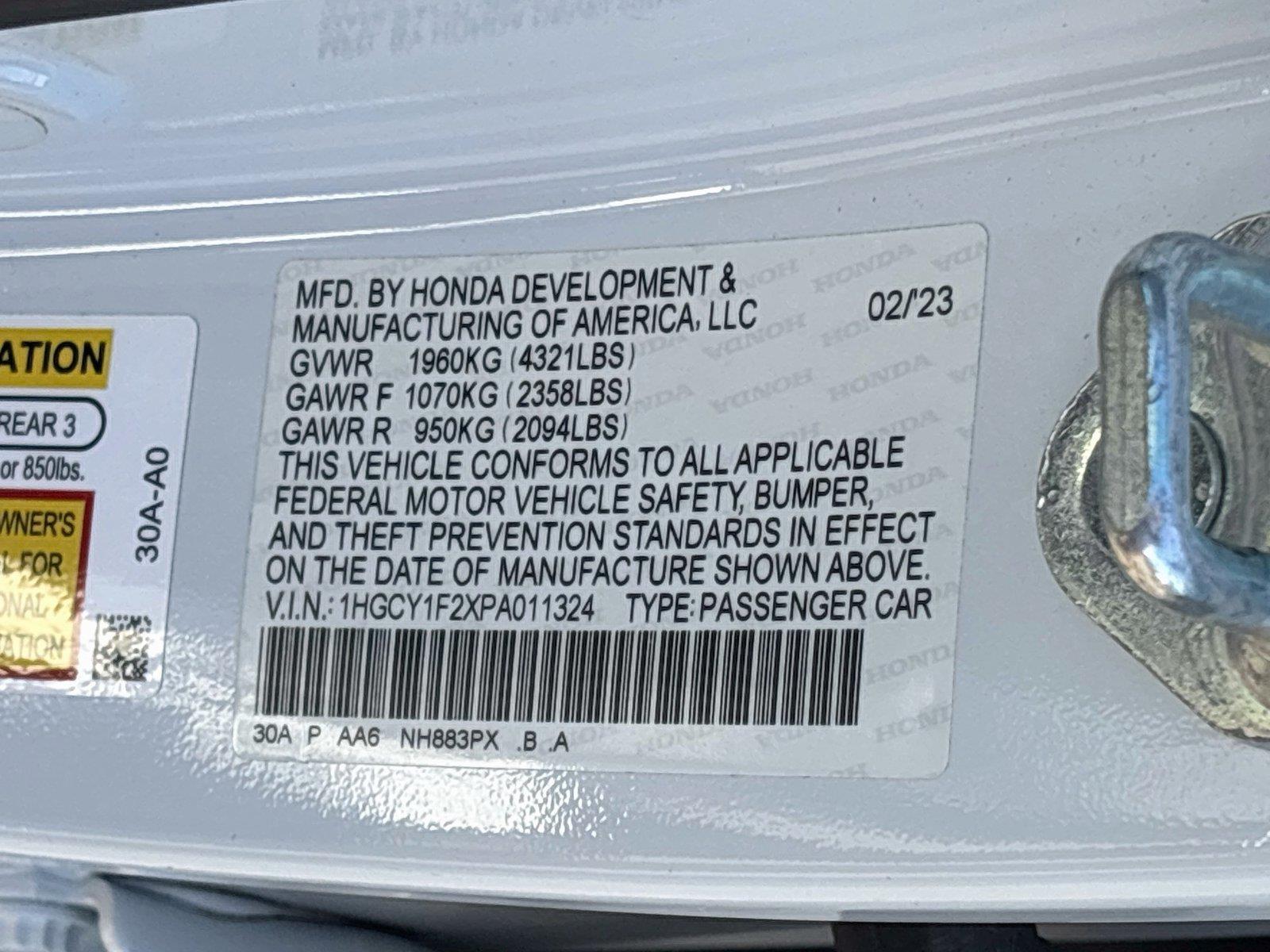 2023 Honda Accord Sedan LX
