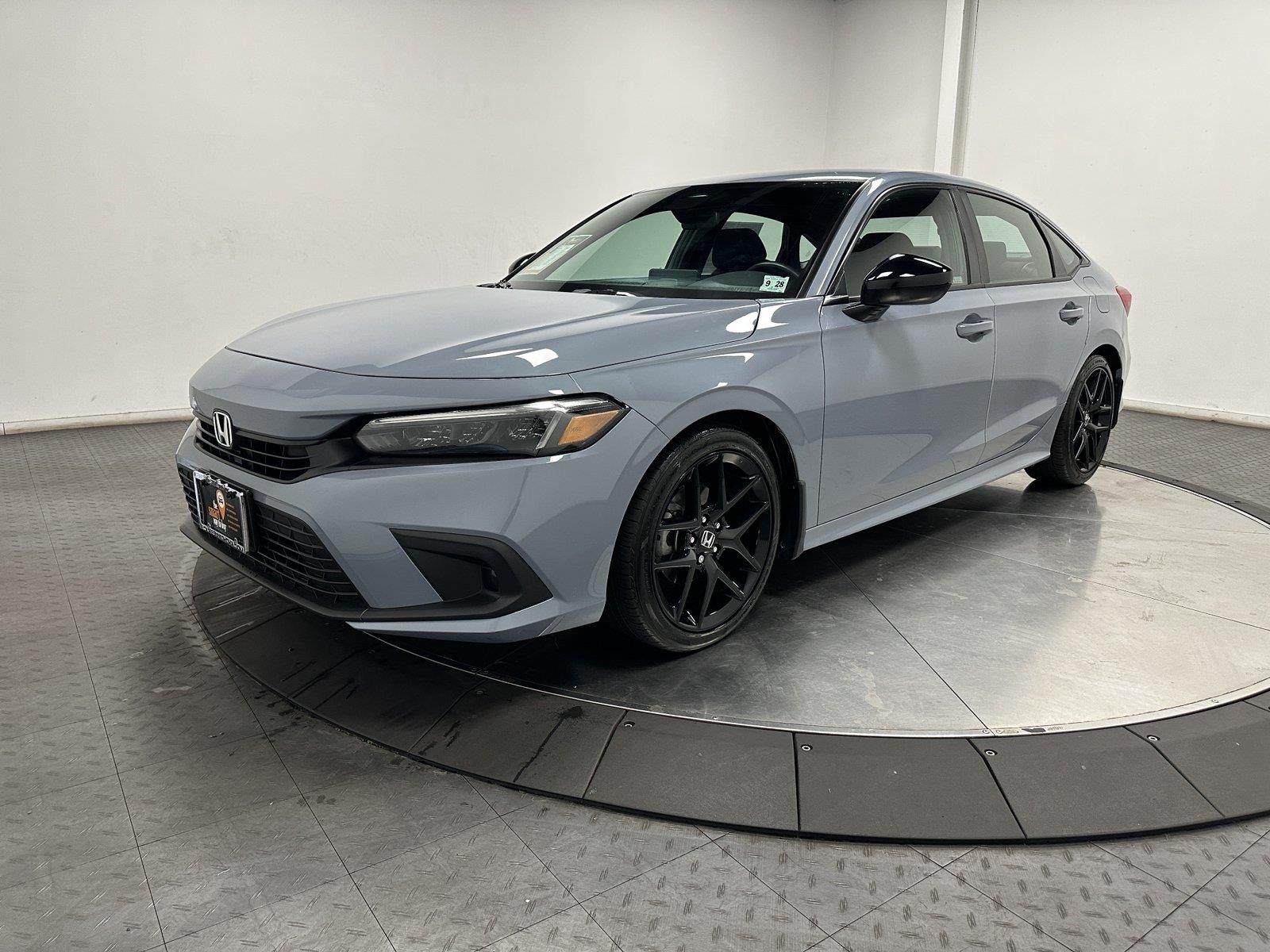 Sonic Gray Pearl 2024 Honda Civic Sedan Front-Wheel Drive Continuously Variable Transmission