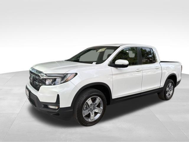 Platinum White Pearl 2025 Honda Ridgeline RTL AWD Pickup Truck All-Wheel Drive 9-Speed Automatic