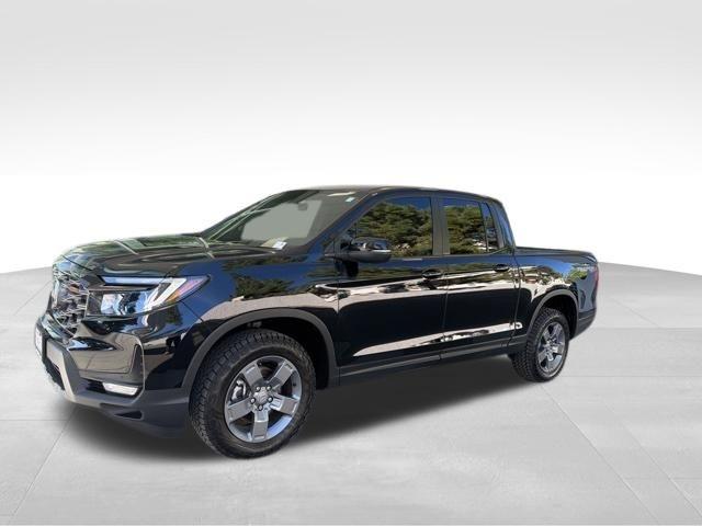 Crystal Black Pearl 2025 Honda Ridgeline TrailSport AWD Pickup Truck All-Wheel Drive 9-Speed Automatic