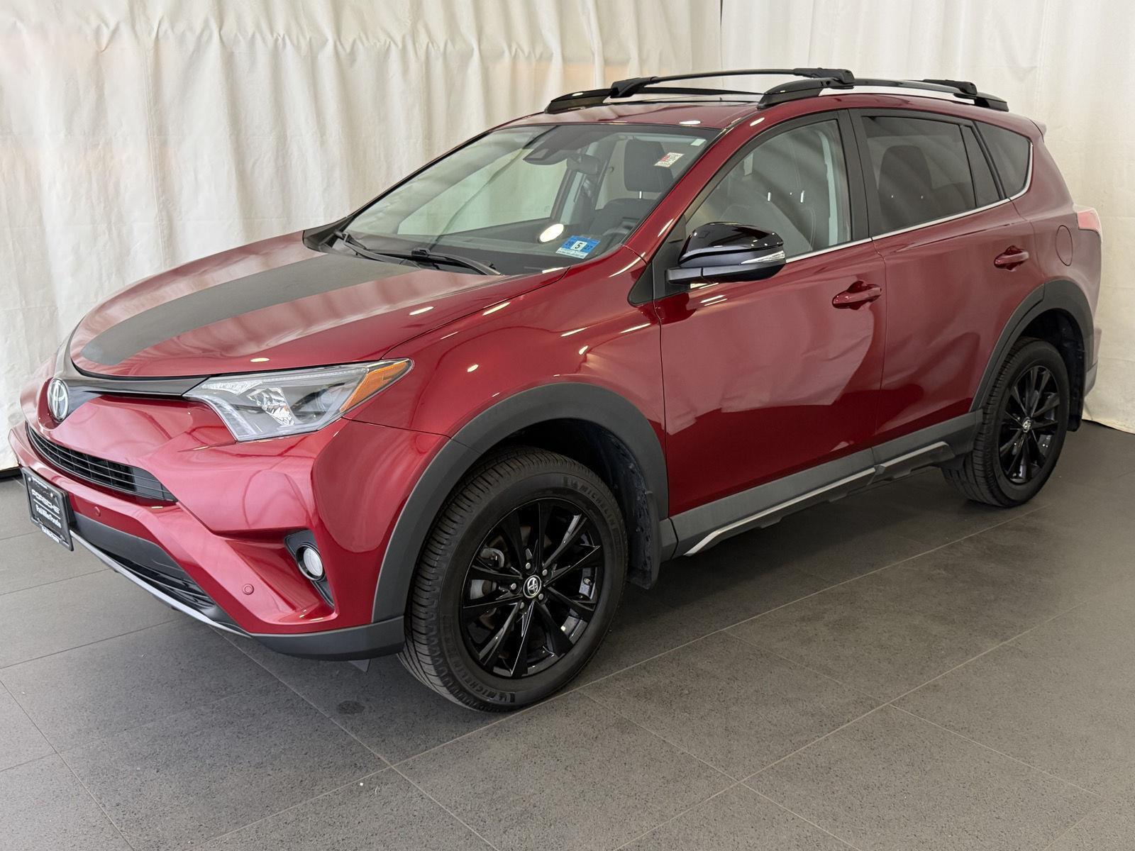 Red (Ruby Flare Pearl) 2018 Toyota RAV4 Adventure AWD SUV / Crossover All-Wheel Drive 6-Speed Automatic