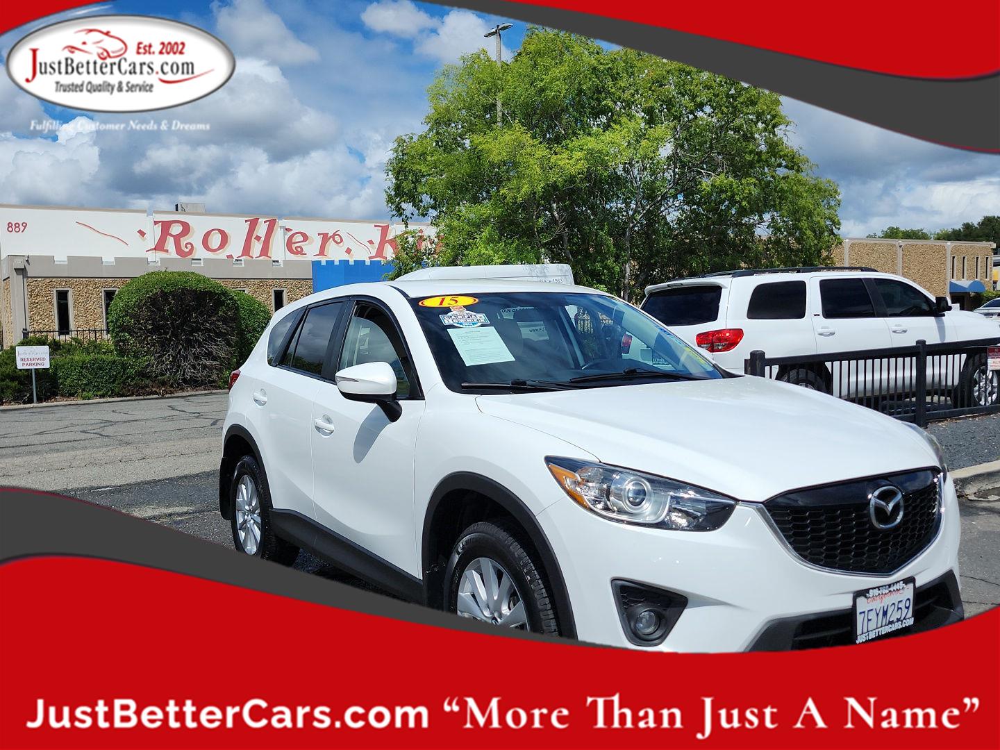 Crystal White Mica 2015 Mazda CX-5 Touring AWD SUV / Crossover All-Wheel Drive Automatic