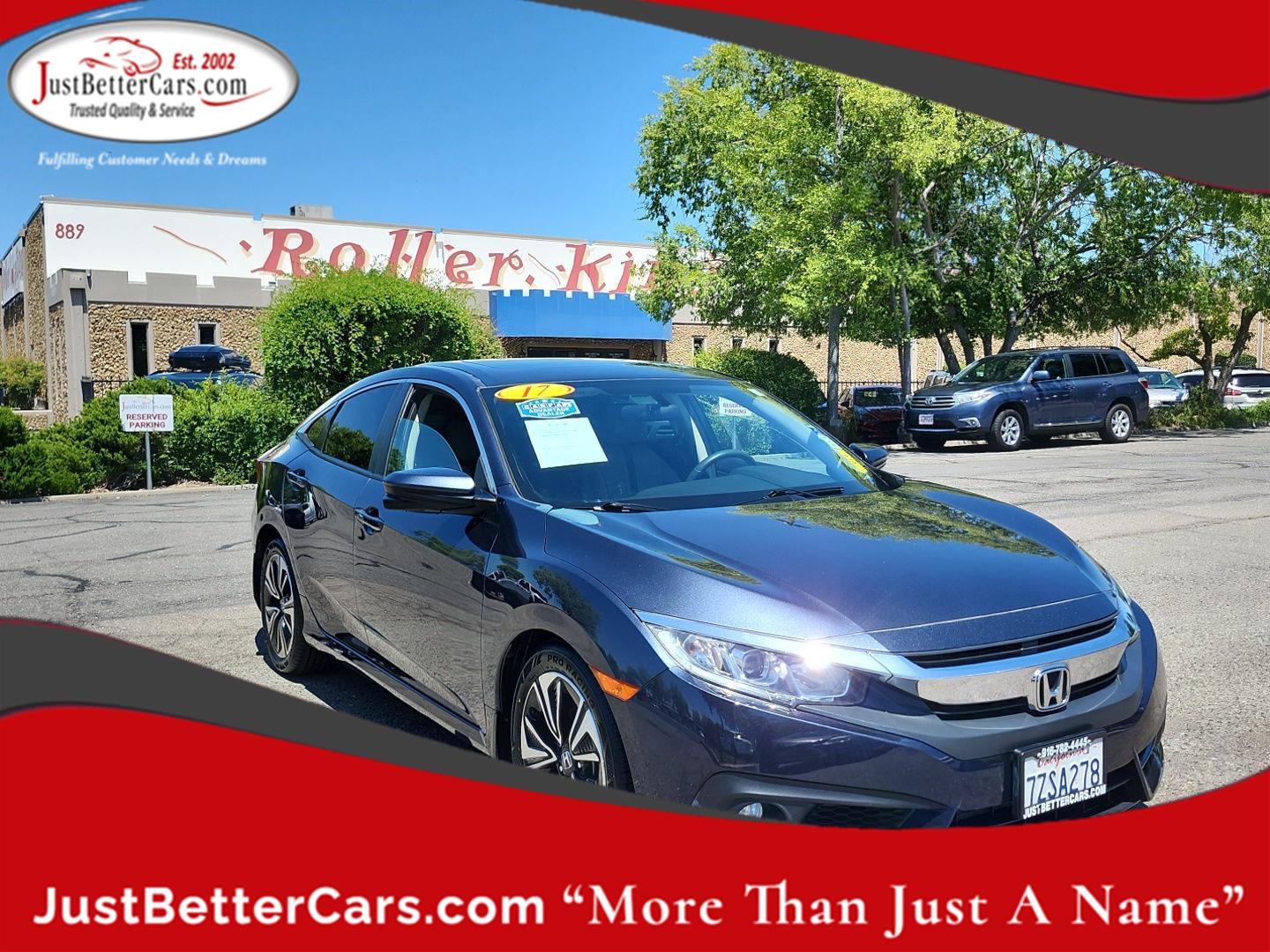 2017 Honda Civic EX-T Sedan Front-Wheel Drive Continuously Variable Transmission