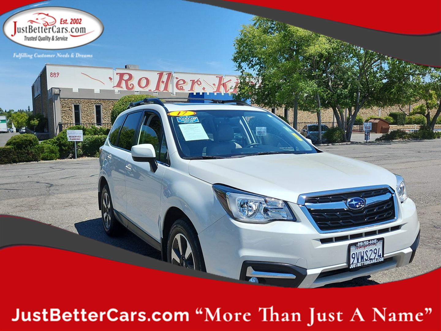 Crystal White Pearl 2017 Subaru Forester SUV / Crossover All-Wheel Drive Continuously Variable Transmission