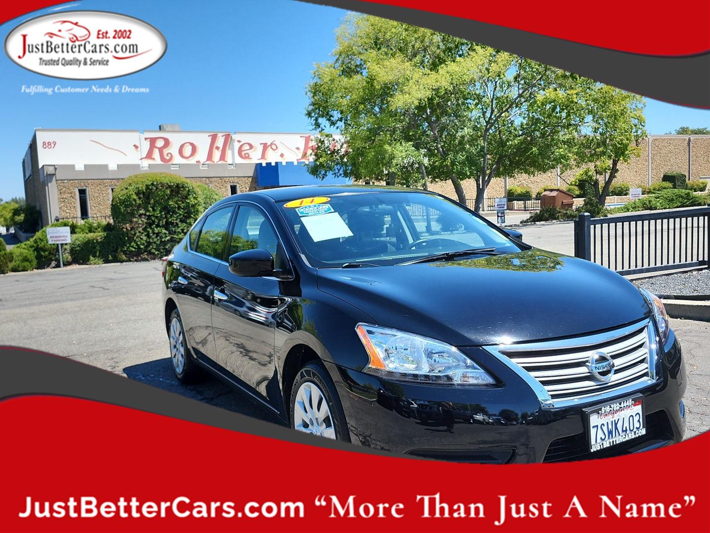 Super Black 2014 Nissan Sentra Sedan Front-Wheel Drive Continuously Variable Transmission