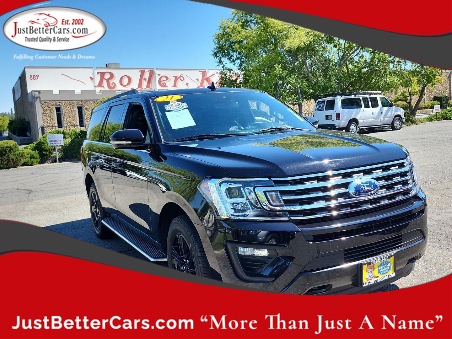 Agate Black Metallic 2021 Ford Expedition SUV / Crossover Four-Wheel Drive Automatic