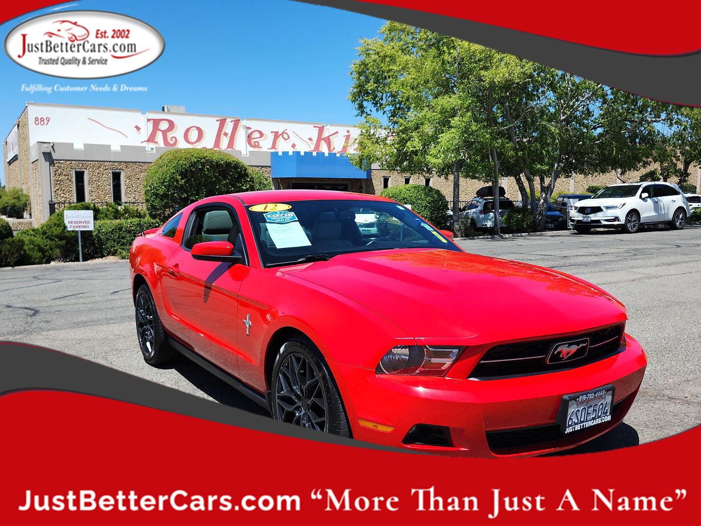 Race Red 2012 Ford Mustang Coupe Rear-Wheel Drive 6-Speed Manual