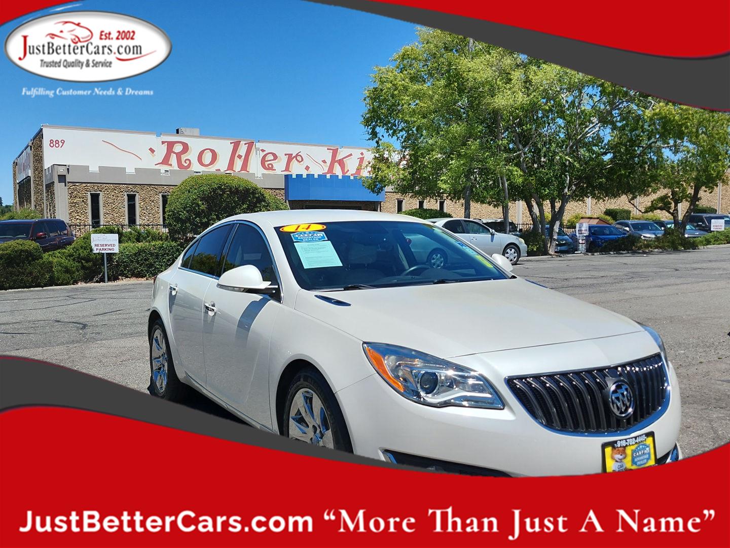 White Diamond Tricoat 2014 Buick Regal Sedan Front-Wheel Drive 6-Speed Automatic