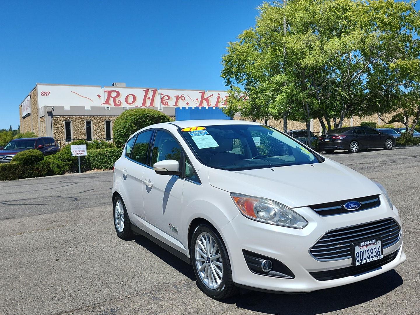 White Platinum Metallic Tri-Coat 2014 Ford C-Max Energi Wagon Front-Wheel Drive Continuously Variable Transmission