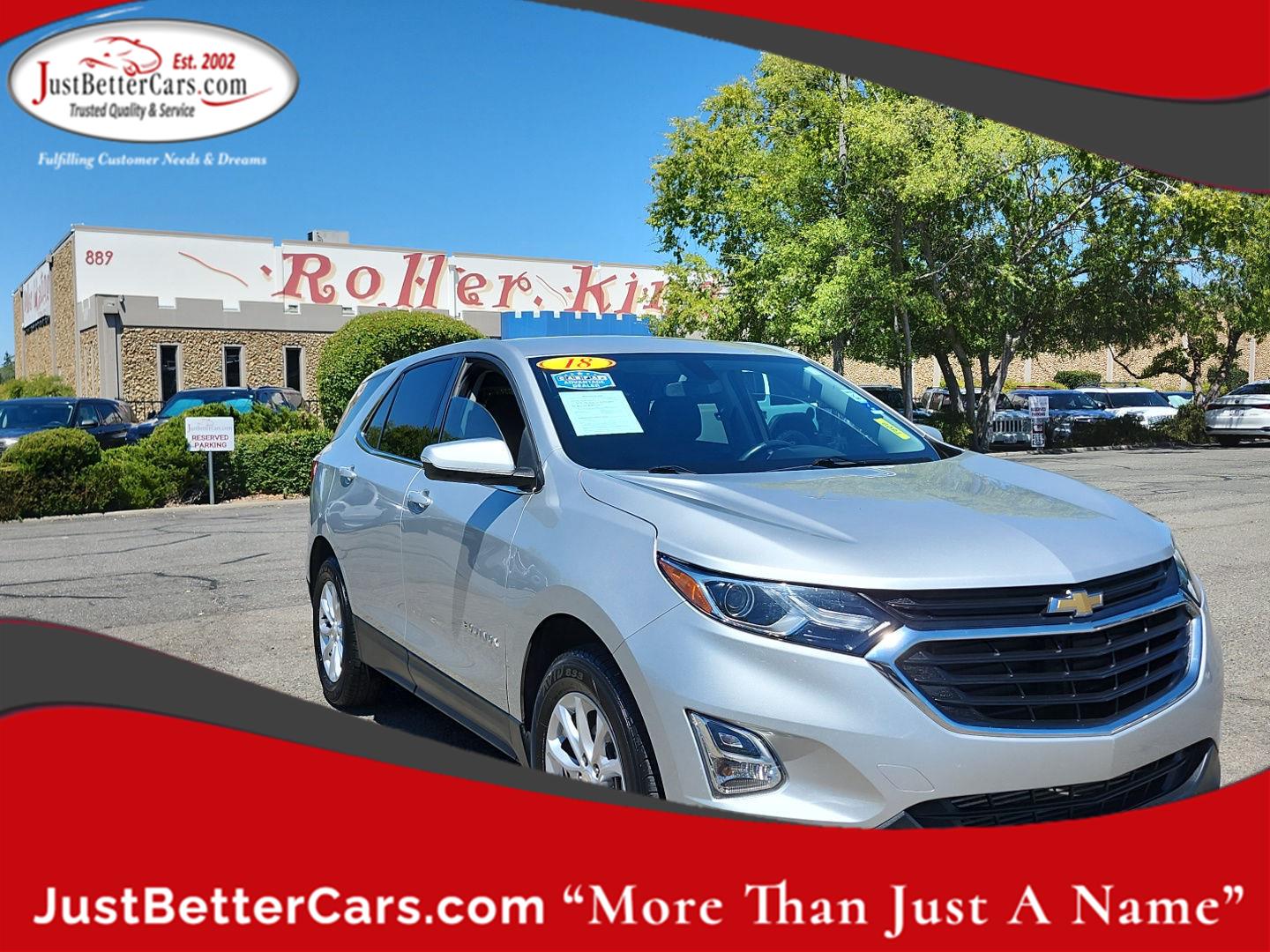 Silver Ice Metallic 2018 Chevrolet Equinox SUV / Crossover Front-Wheel Drive 6-Speed Automatic Overdrive