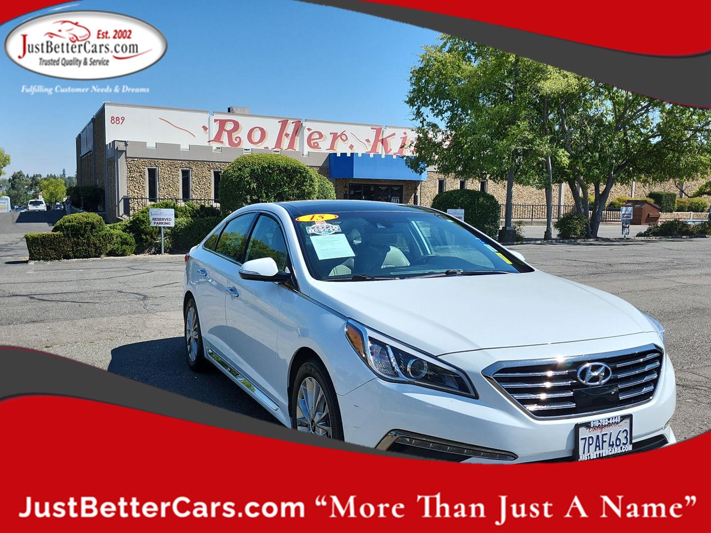 Quartz White Pearl 2015 Hyundai Sonata Sedan Front-Wheel Drive Automatic