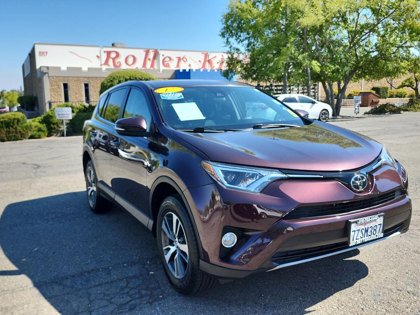 Black Currant Metallic 2017 Toyota RAV4 SUV / Crossover All-Wheel Drive Automatic