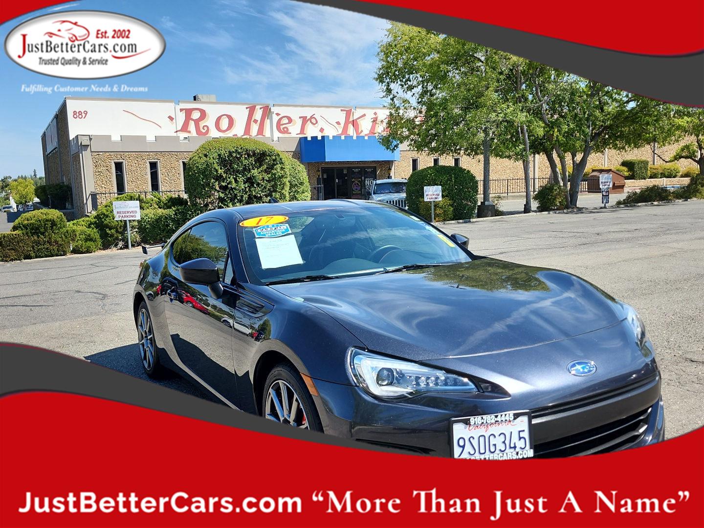 Dark Gray Metallic 2017 Subaru BRZ Coupe Rear-Wheel Drive Manual