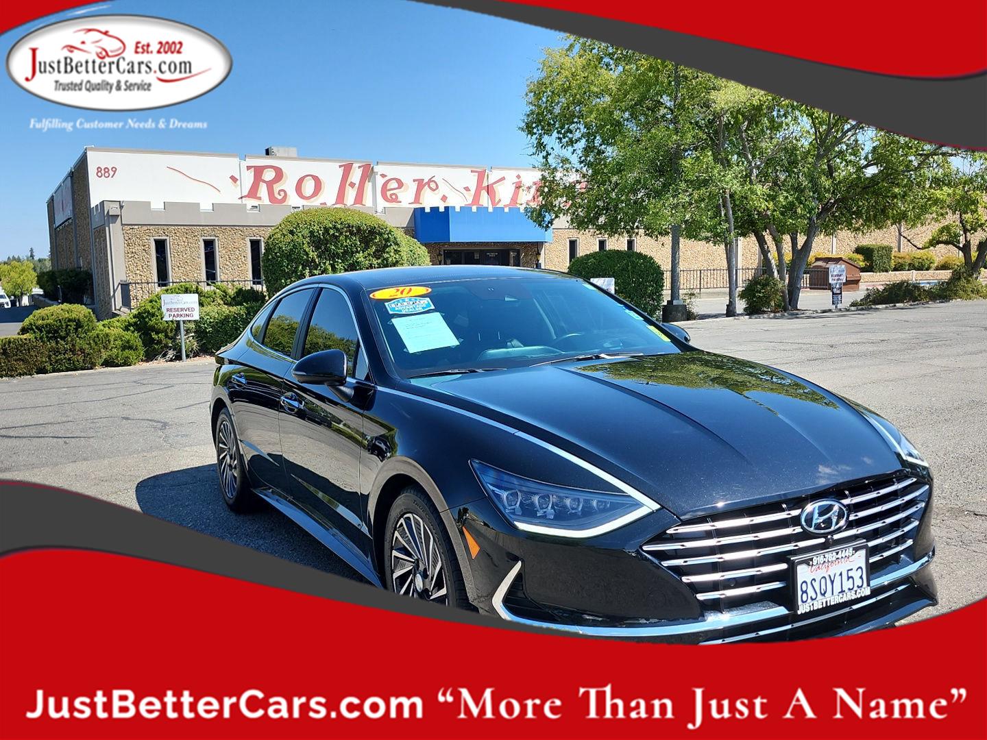 Nocturne Black 2020 Hyundai Sonata Hybrid Sedan Front-Wheel Drive Automatic