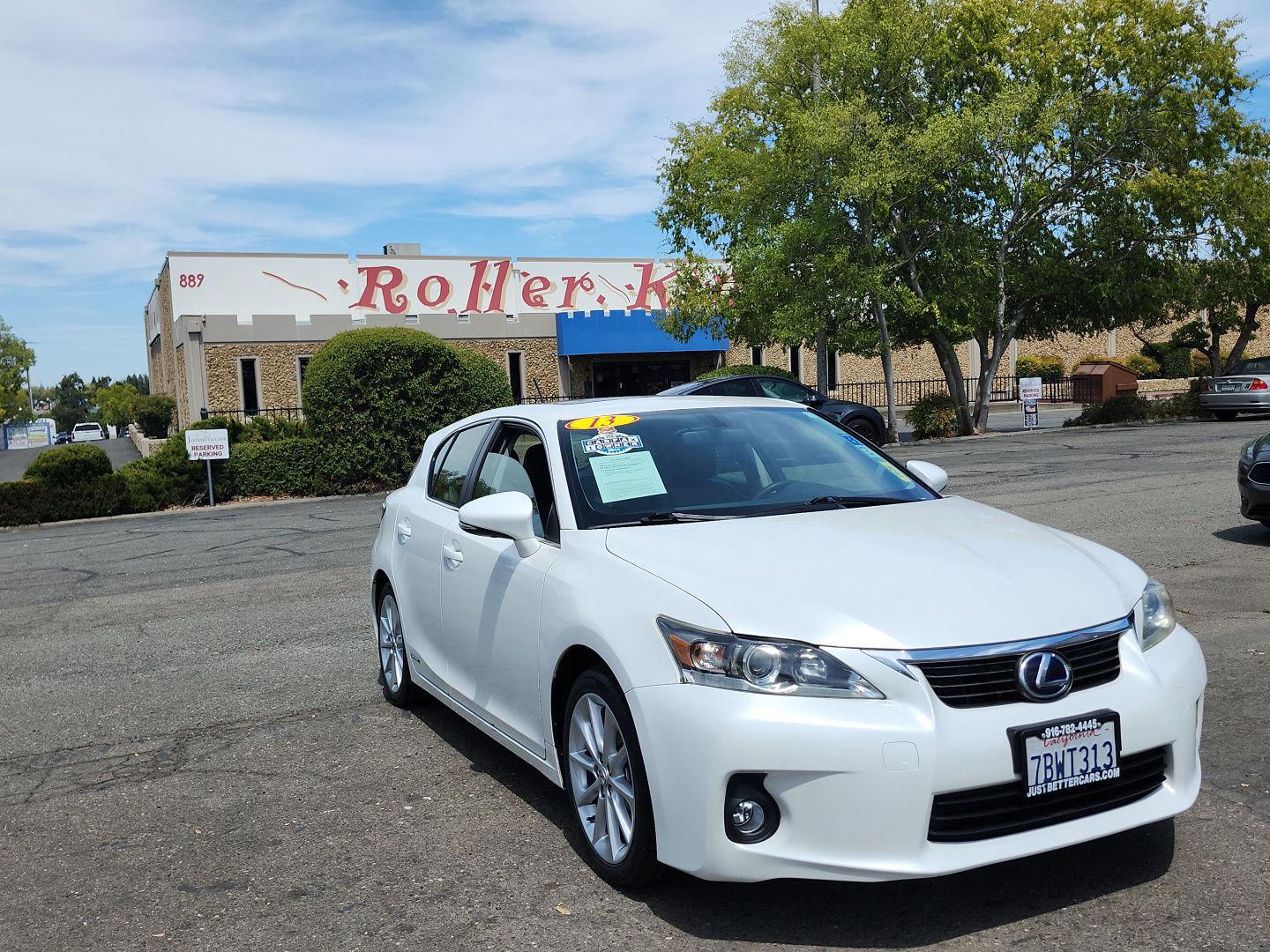 Starfire Pearl 2013 Lexus CT Hybrid Wagon Front-Wheel Drive Continuously Variable Transmission