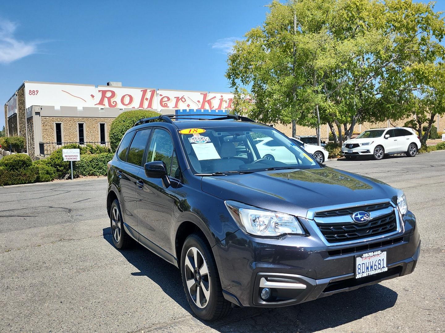 Dark Gray Metallic 2018 Subaru Forester SUV / Crossover All-Wheel Drive Continuously Variable Transmission