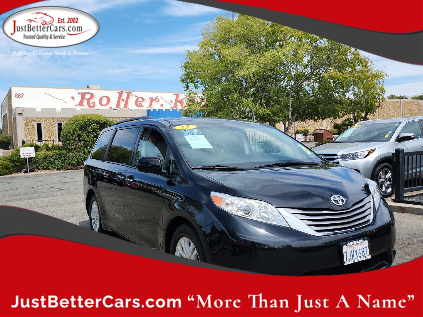 Attitude Black 2015 Toyota Sienna Minivan Front-Wheel Drive Automatic
