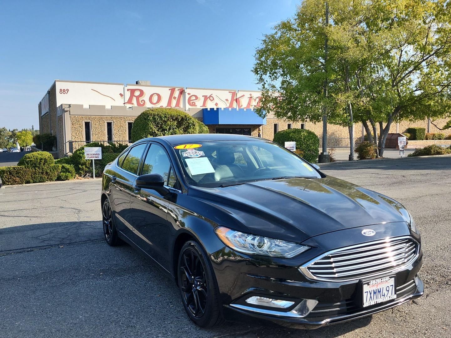 Shadow Black 2017 Ford Fusion Sedan Front-Wheel Drive Automatic