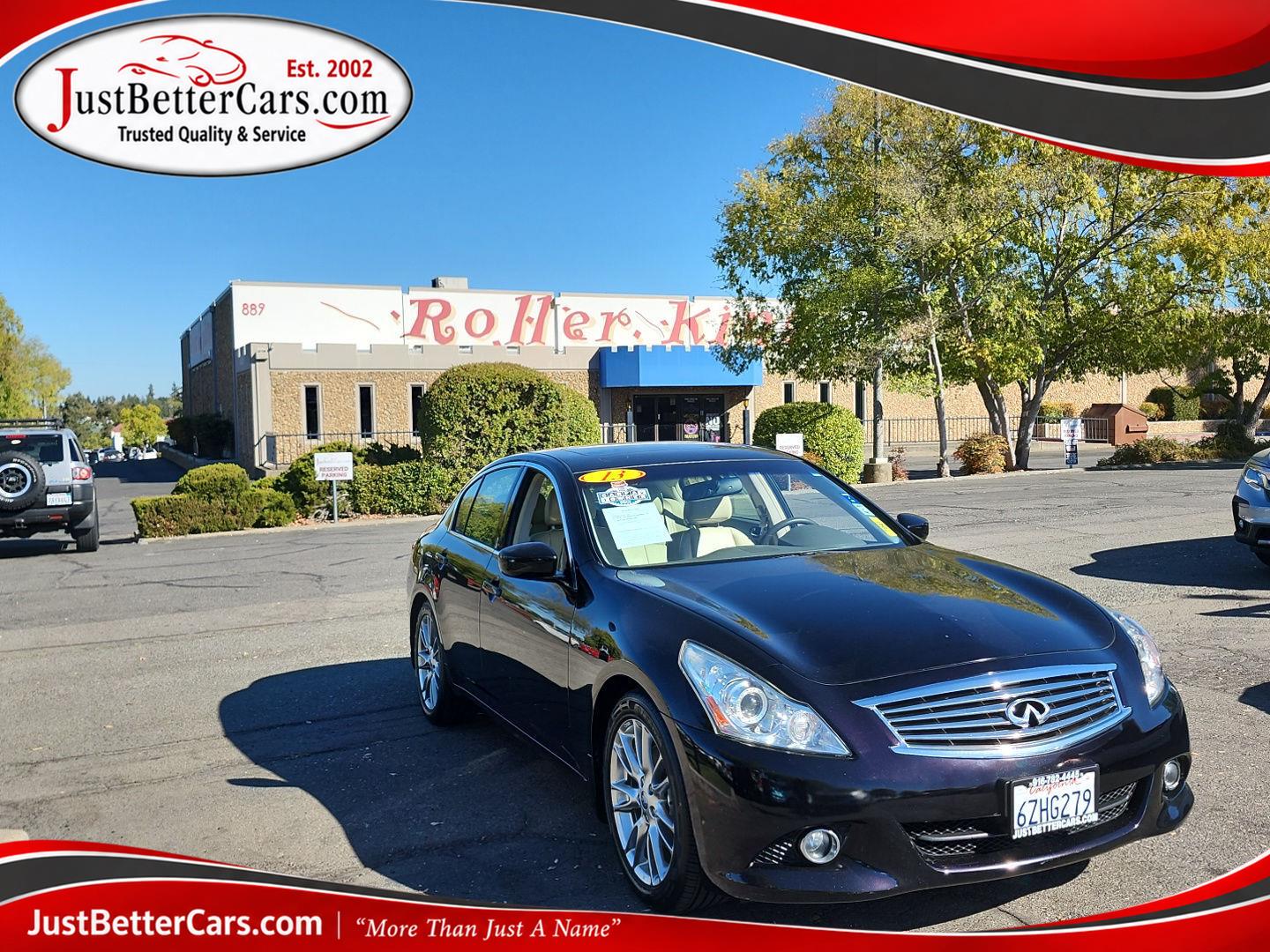 Malbec Black 2013 INFINITI G37 Sedan Rear-Wheel Drive Automatic