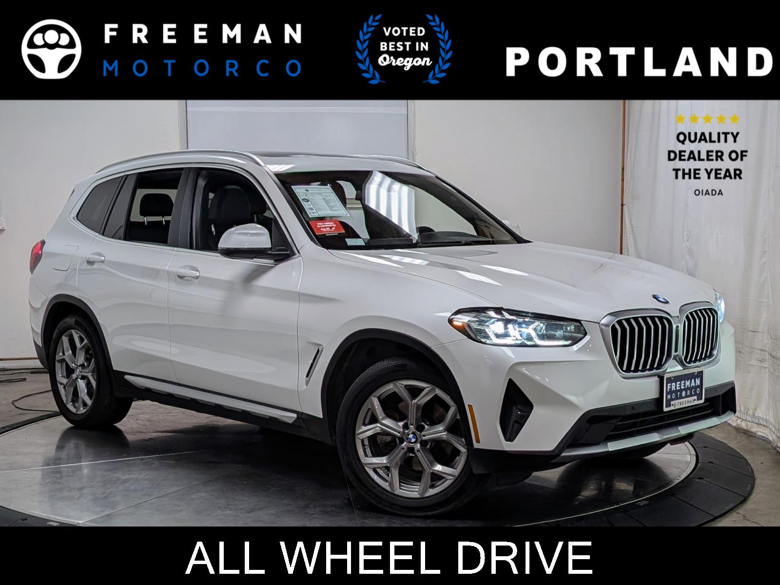 White 2024 BMW X3 xDrive30i AWD SUV / Crossover All-Wheel Drive Automatic