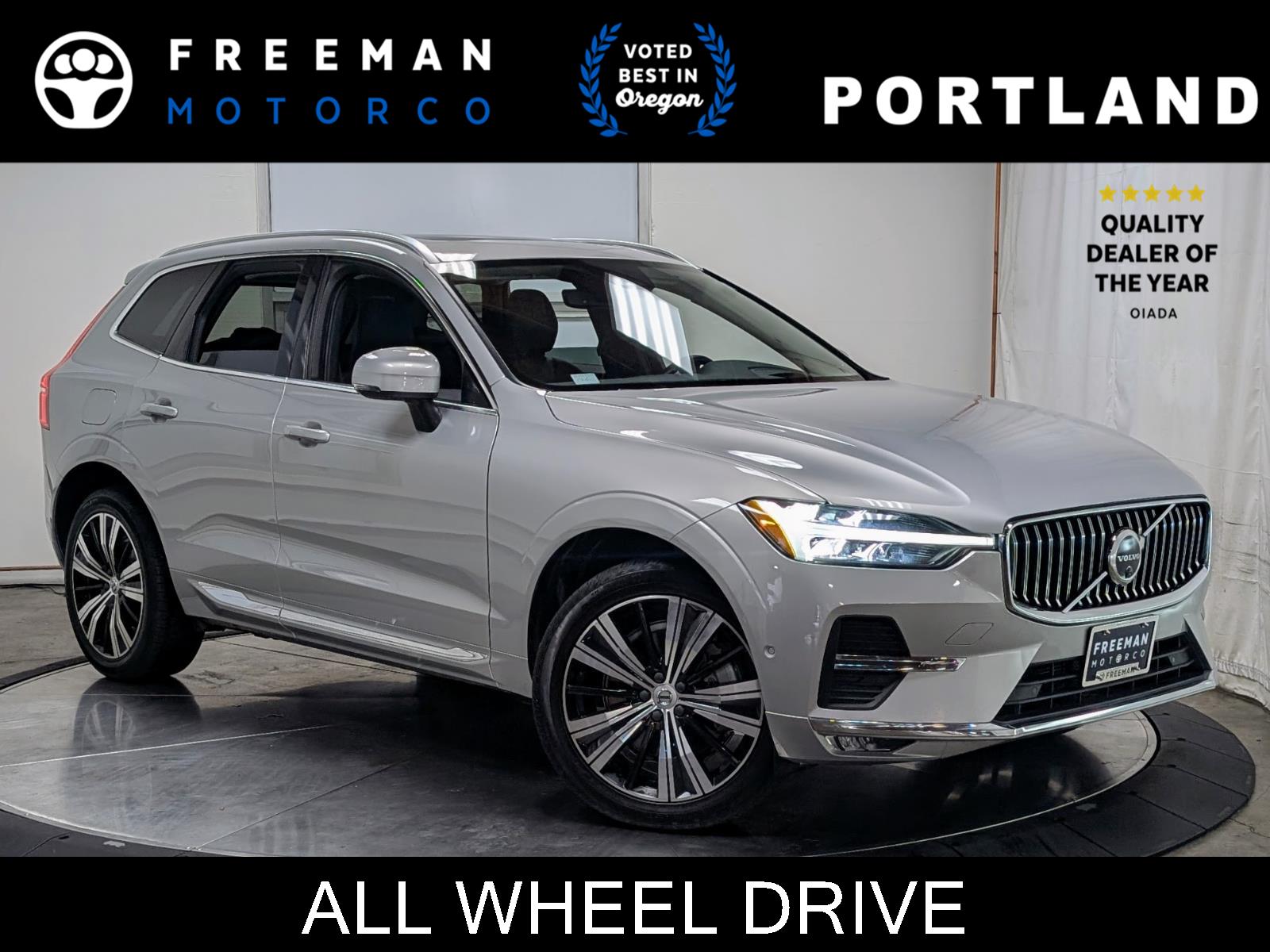 Silver Dawn Metallic 2023 Volvo XC60 B6 Ultimate Bright Theme AWD SUV / Crossover All-Wheel Drive 8-Speed Automatic