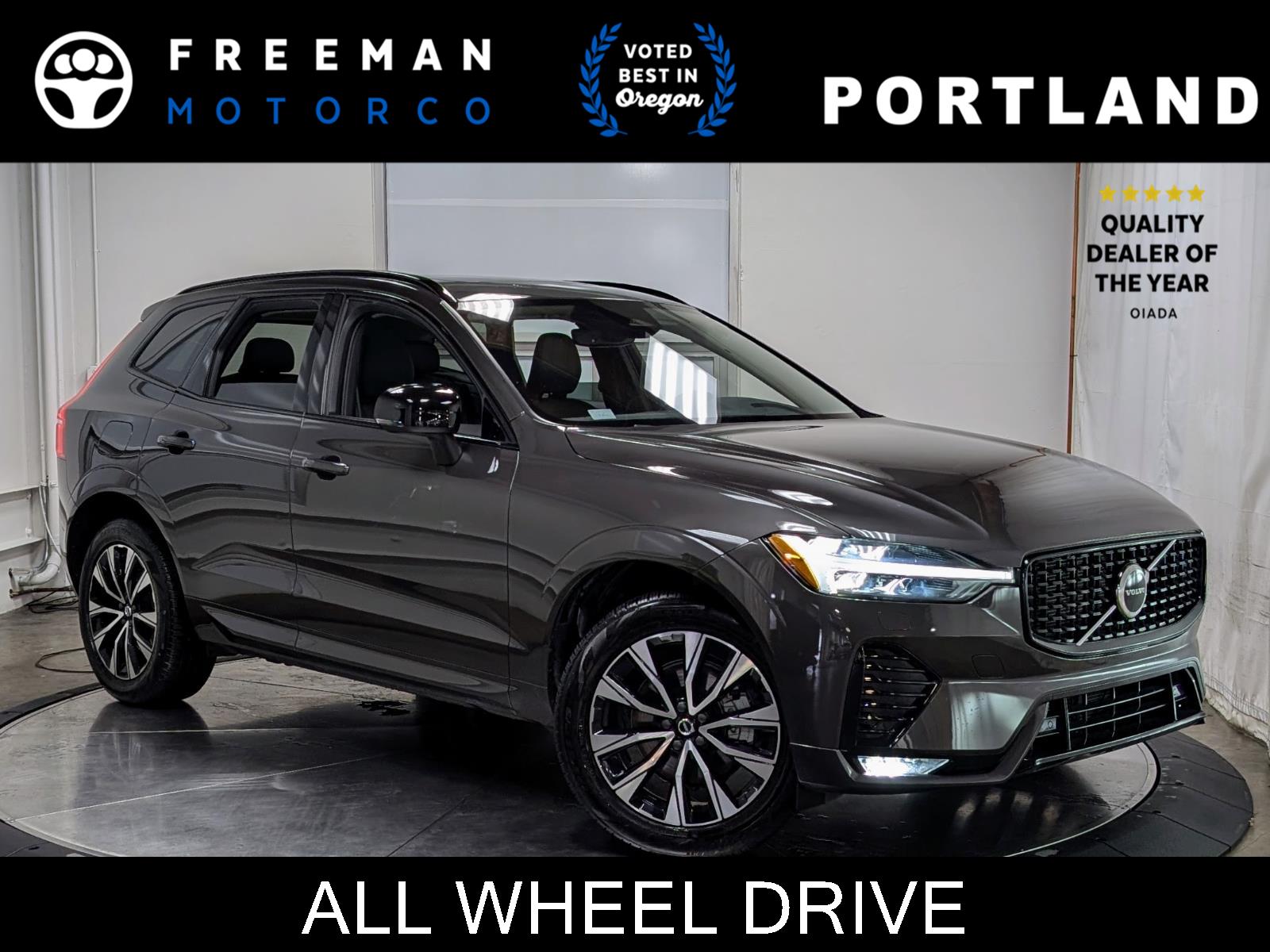 Gray 2025 Volvo XC60 B5 Core Dark Theme AWD SUV / Crossover All-Wheel Drive Automatic