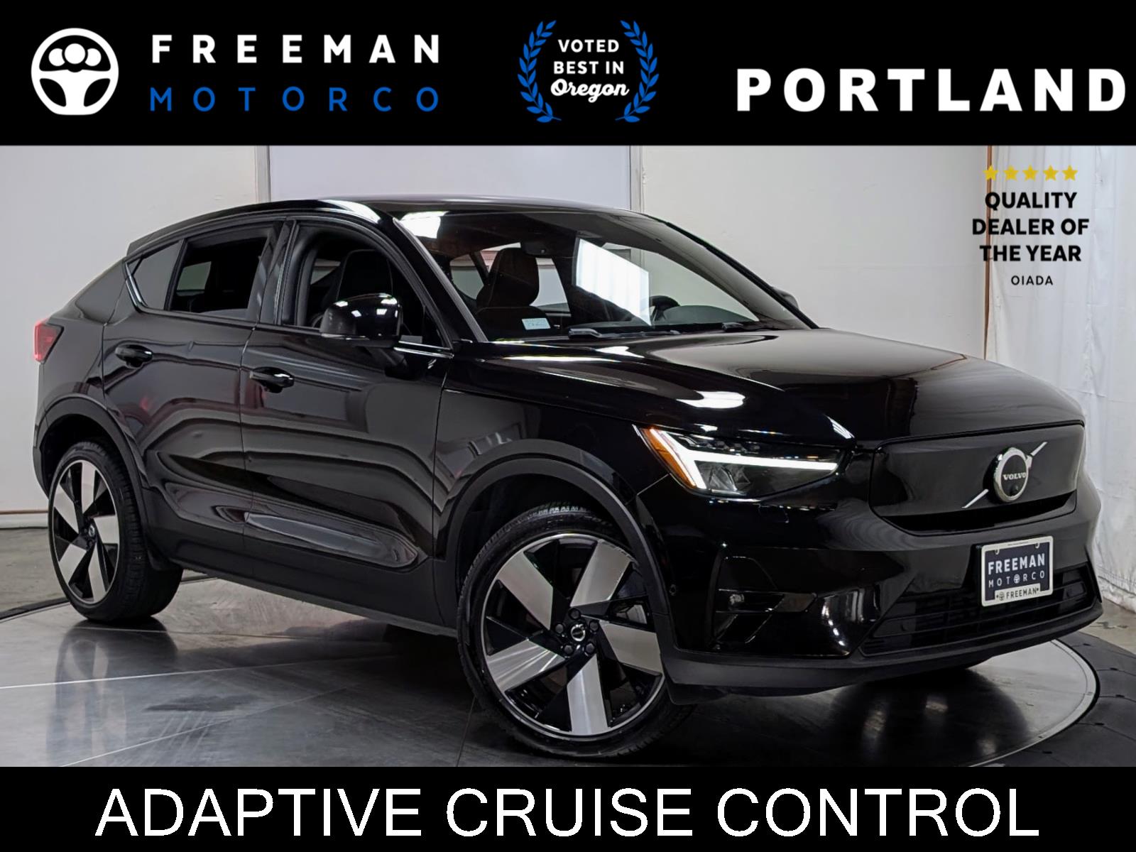 Onyx Black Metallic 2023 Volvo C40 Recharge Twin Ultimate eAWD SUV / Crossover All-Wheel Drive Automatic