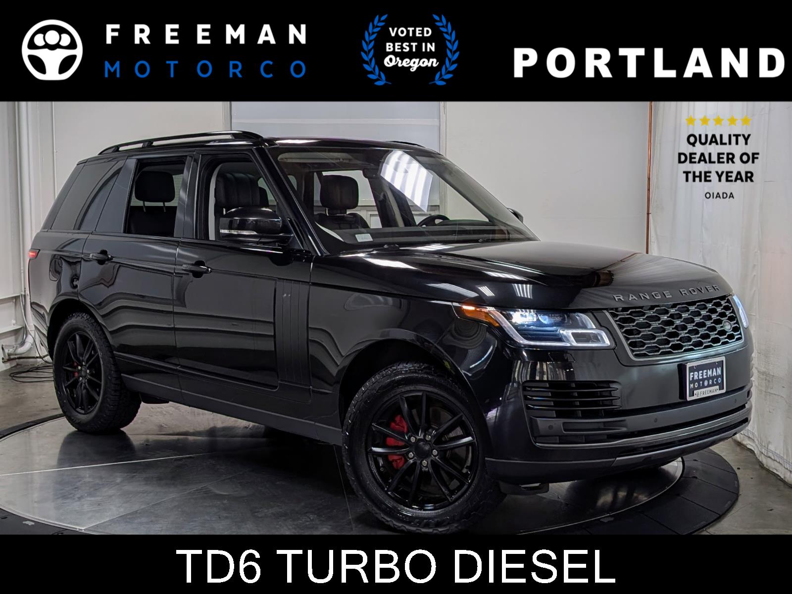 Santorini Black Metallic 2020 Land Rover Range Rover Td6 4WD SUV / Crossover All-Wheel Drive Automatic