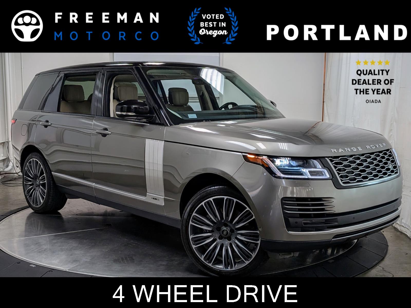 Silicon Silver Premium Metallic 2020 Land Rover Range Rover Supercharged LWB 4WD SUV / Crossover All-Wheel Drive Automatic
