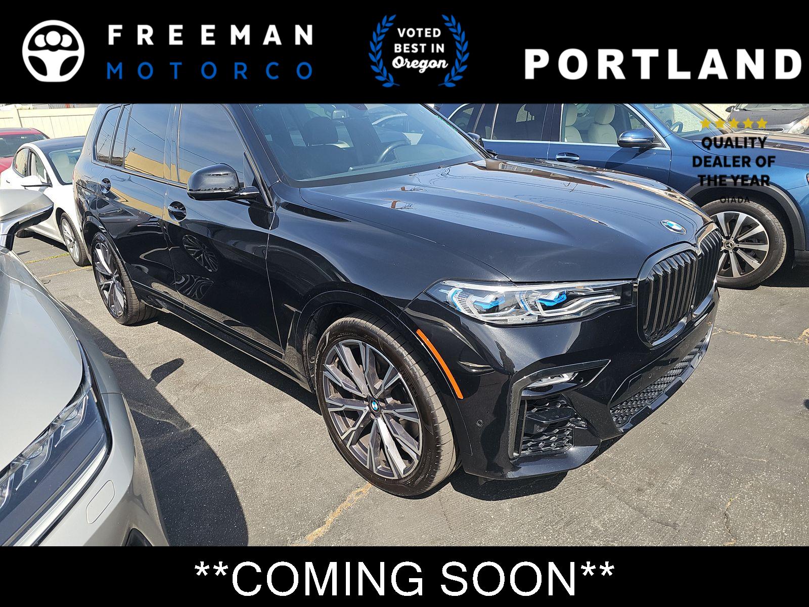 Black Sapphire Metallic 2021 BMW X7 M50i AWD SUV / Crossover All-Wheel Drive Automatic