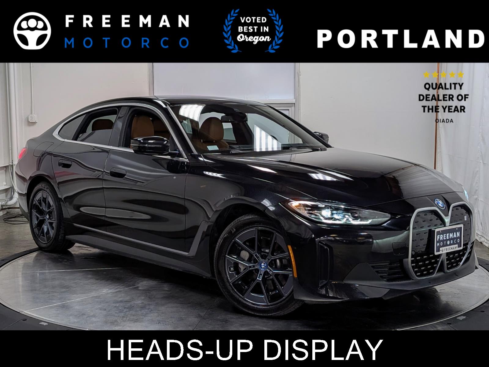 Black Sapphire Metallic 2024 BMW i4 eDrive35 Gran Coupe FWD Sedan Rear-Wheel Drive Automatic