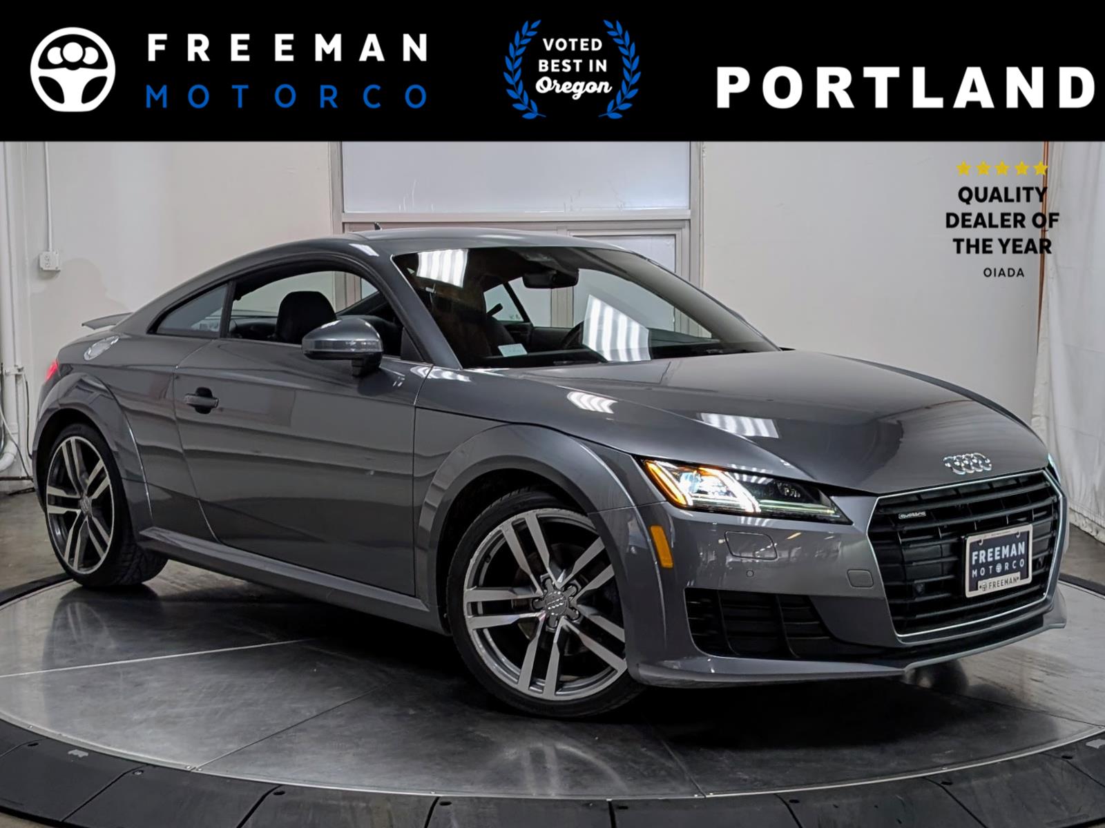 Monsoon Gray Metallic 2016 Audi TT 2.0T quattro Coupe AWD Coupe All-Wheel Drive Automatic