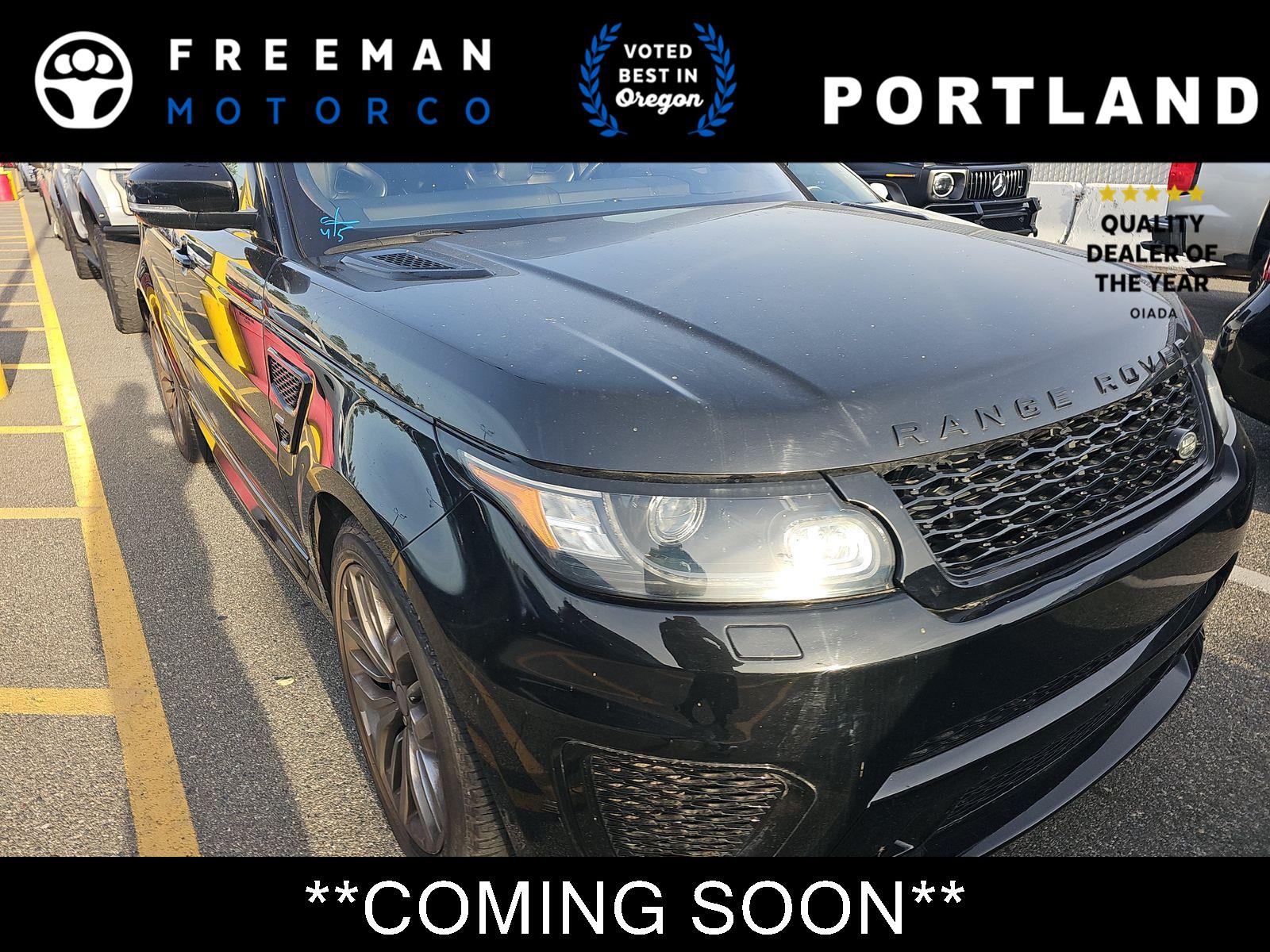 Santorini Black 2016 Land Rover Range Rover Sport V8 SVR 4WD SUV / Crossover All-Wheel Drive Automatic