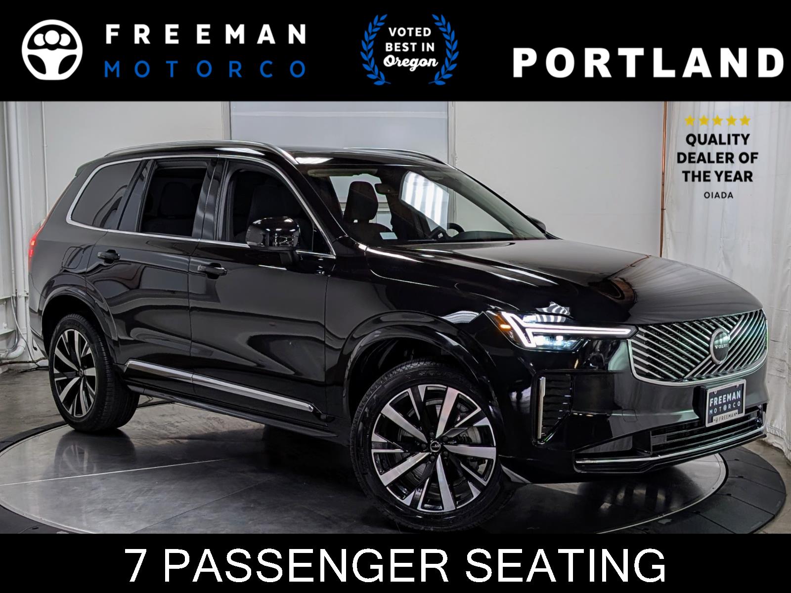 Onyx Black Metallic 2025 Volvo XC90 B5 Core Bright Theme AWD SUV / Crossover All-Wheel Drive Automatic