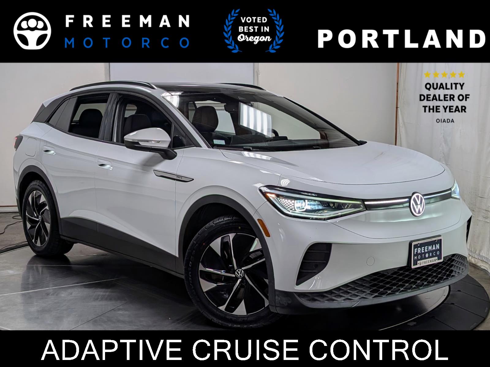 Glacier White Metallic 2021 Volkswagen ID.4 Pro S RWD SUV / Crossover Rear-Wheel Drive Automatic