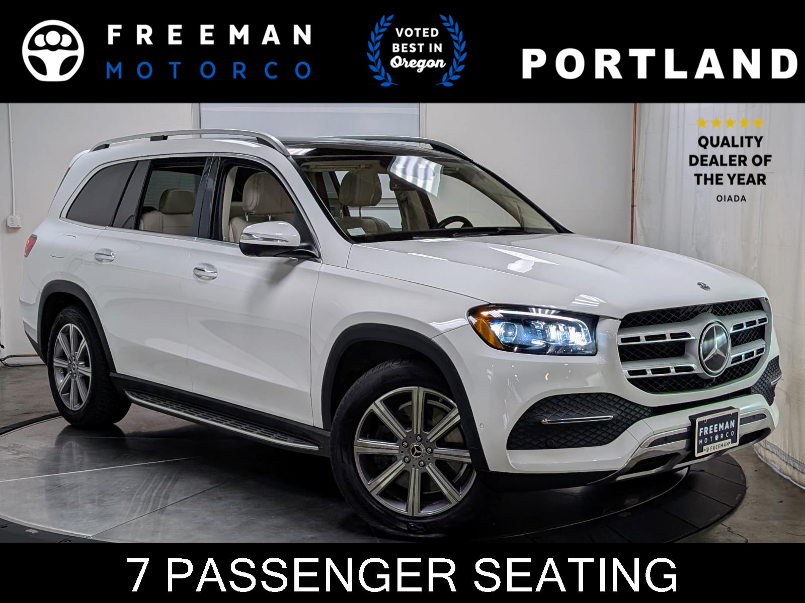 Polar White 2022 Mercedes-Benz GLS 450 4MATIC SUV / Crossover All-Wheel Drive Automatic