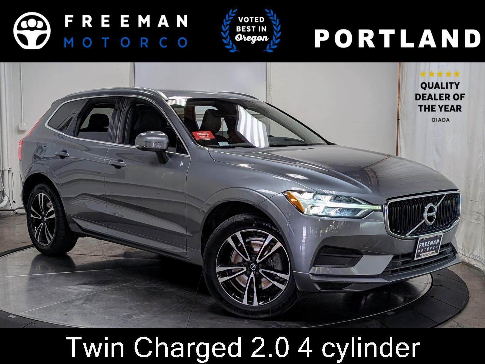 Gray (Osmium Grey Metallic) 2020 Volvo XC60 T6 Momentum AWD SUV / Crossover All-Wheel Drive Automatic