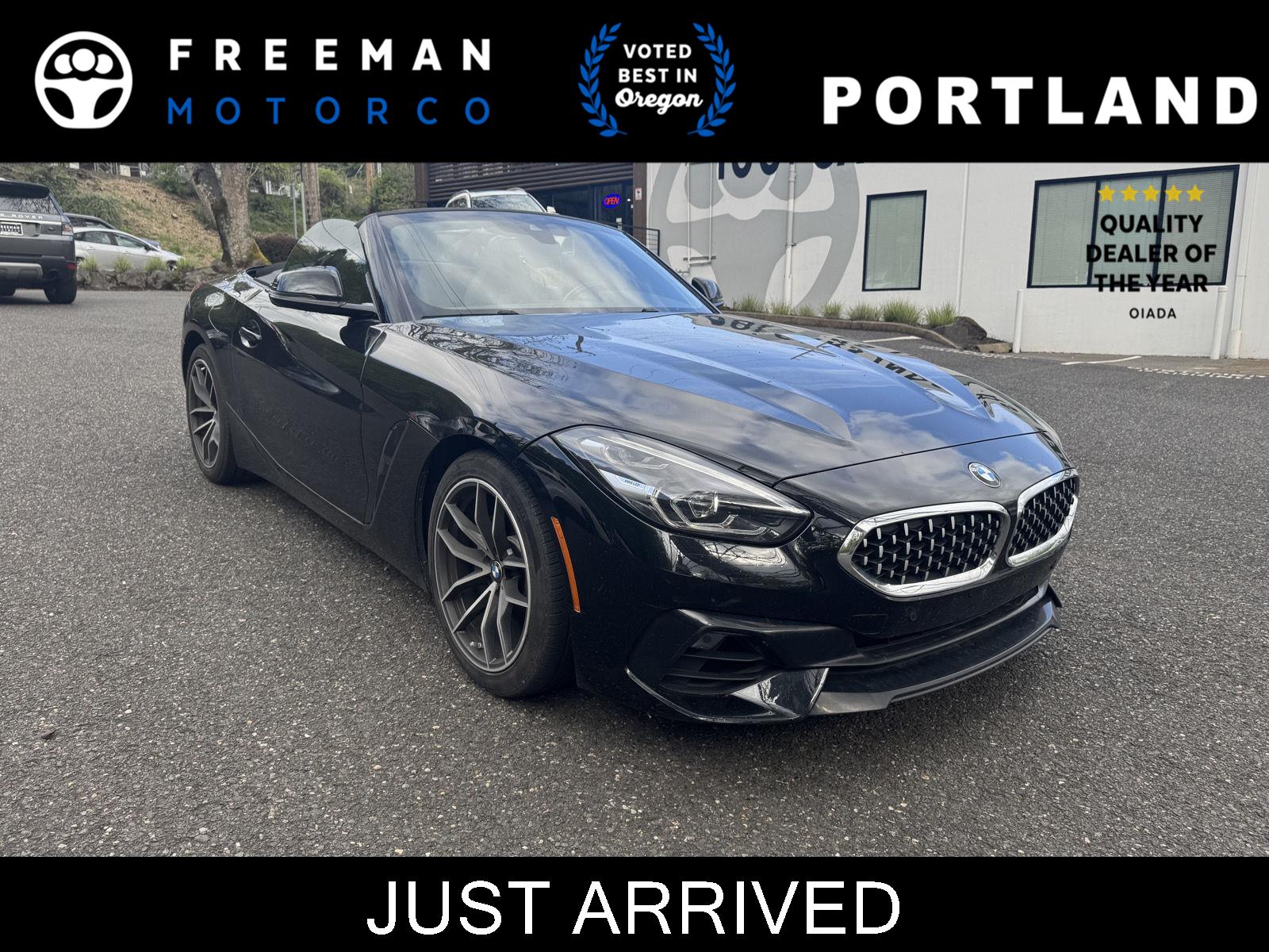 Black Sapphire Metallic 2020 BMW Z4 sDrive30i RWD Convertible Rear-Wheel Drive