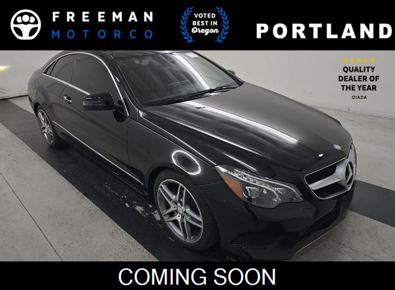 Black 2016 Mercedes-Benz E-Class E 400 Coupe Coupe Rear-Wheel Drive Automatic