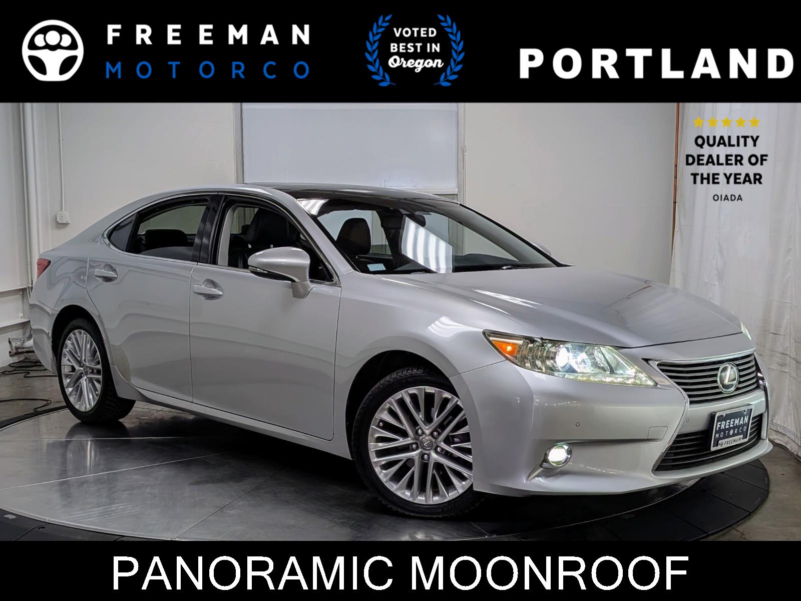 Silver Lining Metallic 2015 Lexus ES 350 FWD Sedan Front-Wheel Drive Automatic