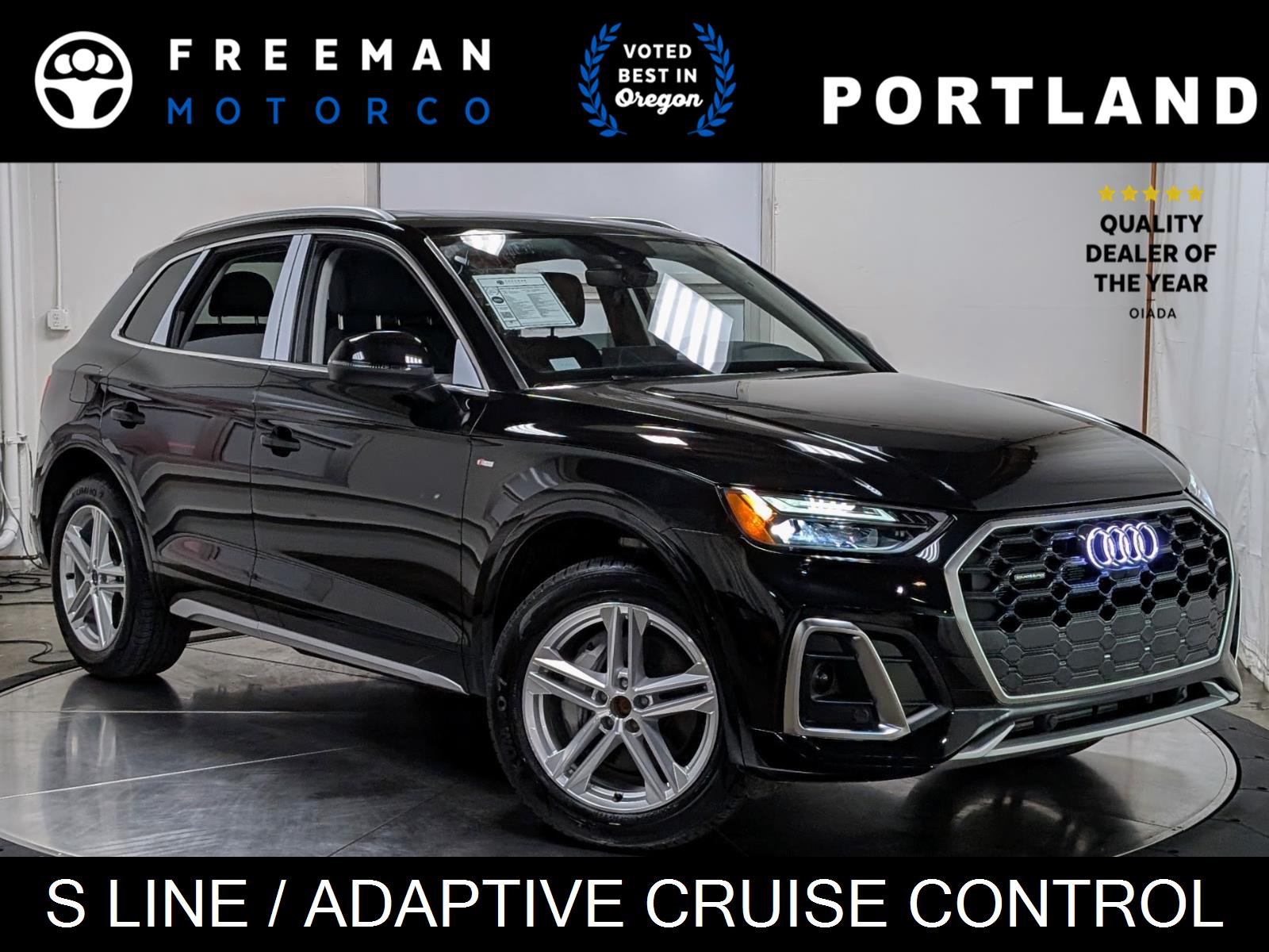 Mythos Black Metallic 2025 Audi Q5 Hybrid Plug-in e quattro Premium Plus S Line 55 TFSI AWD SUV / Crossover All-Wheel Drive Automatic