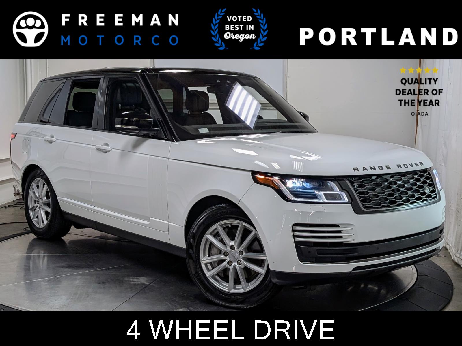 Fuji White 2019 Land Rover Range Rover V6 4WD SUV / Crossover All-Wheel Drive Automatic