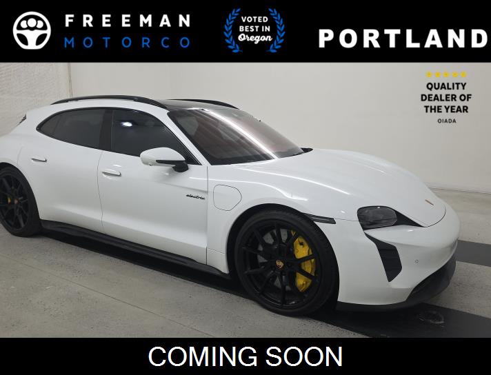 White 2022 Porsche Taycan GTS Sport Turismo Wagon AWD Wagon All-Wheel Drive Automatic