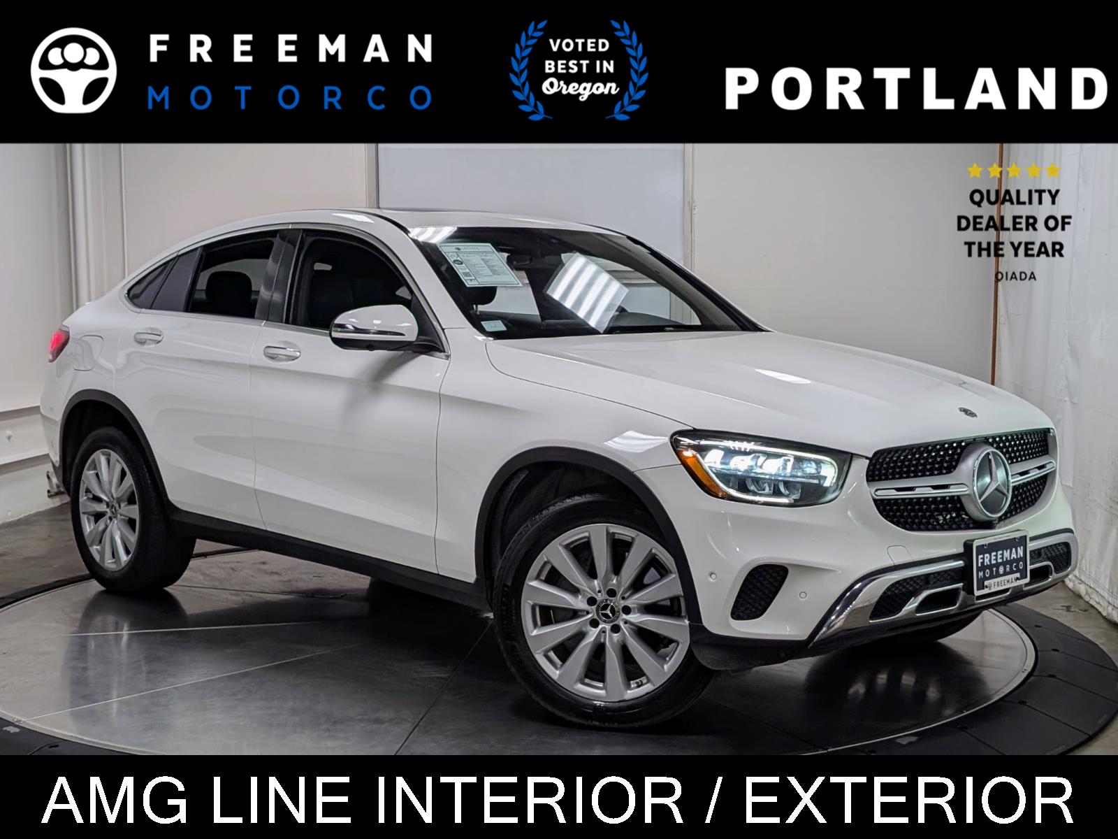 Polar White 2020 Mercedes-Benz GLC SUV / Crossover All-Wheel Drive Automatic