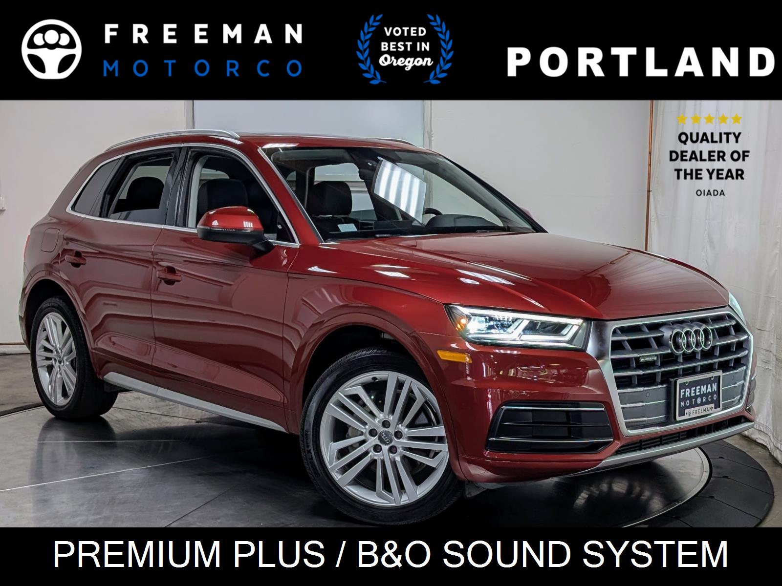 Matador Red Metallic 2019 Audi Q5 quattro Premium Plus 45 TFSI SUV / Crossover All-Wheel Drive Automatic