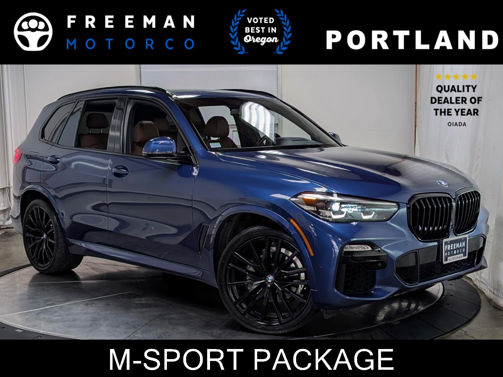 Phytonic Blue Metallic 2020 BMW X5 sDrive40i RWD SUV / Crossover Rear-Wheel Drive Automatic